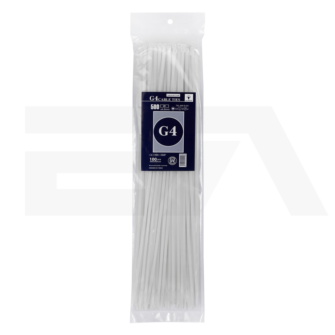 بست کمربندی جی فور مدل G4-500x4.8 بسته 100 عددی