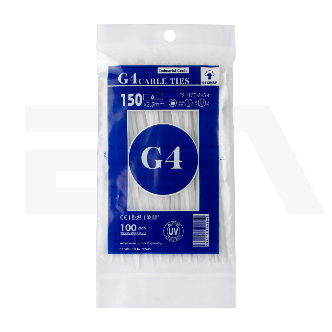 بست کمربندی جی فور مدل G4-150x2.5 بسته 100عددی